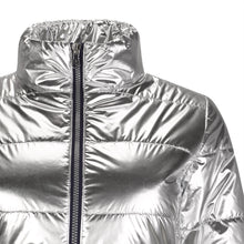 Load image into Gallery viewer, The Fabulous Metallic Silver Jacket
